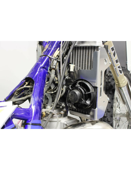 Protections de radiateurs AXP aluminium/noir Sherco Protections de radiateurs AXP aluminium/noir Sherco