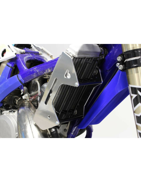 Protections de radiateurs AXP aluminium/noir Sherco Protections de radiateurs AXP aluminium/noir Sherco
