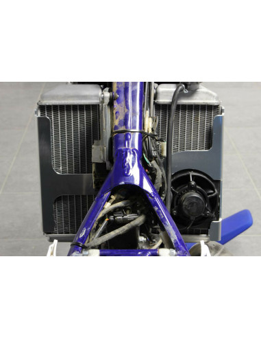 Protections de radiateurs AXP aluminium/noir Sherco Protections de radiateurs AXP aluminium/noir Sherco