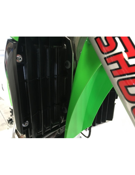 Protection de radiateur AXP aluminium - Kawasaki KX250F Protection de radiateur AXP aluminium - Kawasaki KX250F
