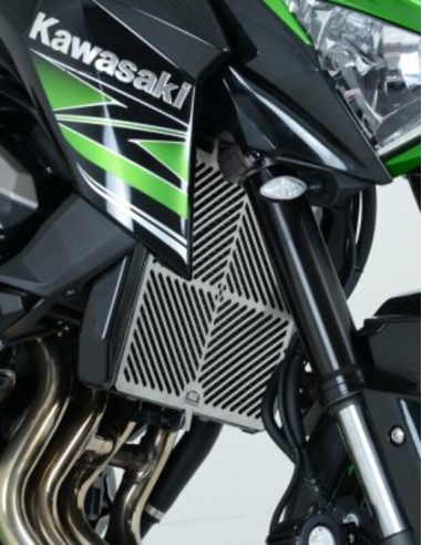Protection de radiateur R&G RACING inox - Kawasaki
