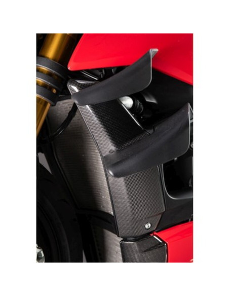 Protection de radiateur LIGHTECH carbone brillant