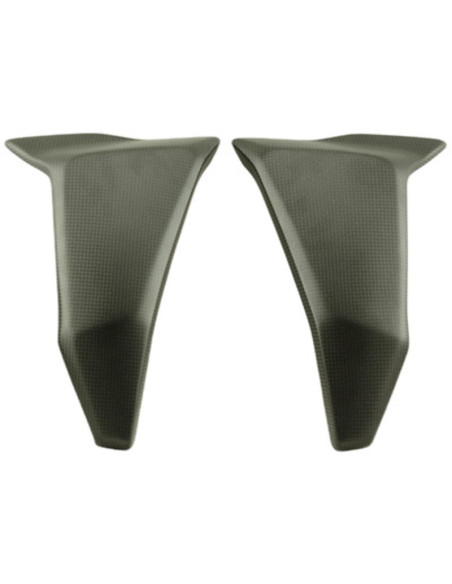 Protection de radiateur latéral LIGHTECH carbone brillant