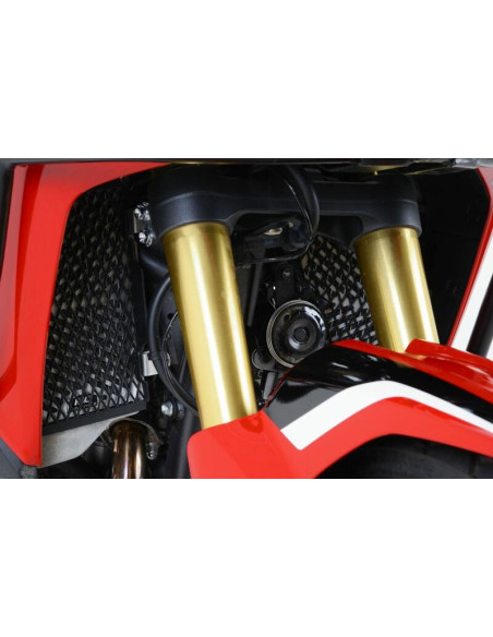 Protection de radiateur R&G RACING inox - Honda CRF1000L Africa Twin Protection de radiateur R&G RACING inox - Honda CRF1000L Africa Twin