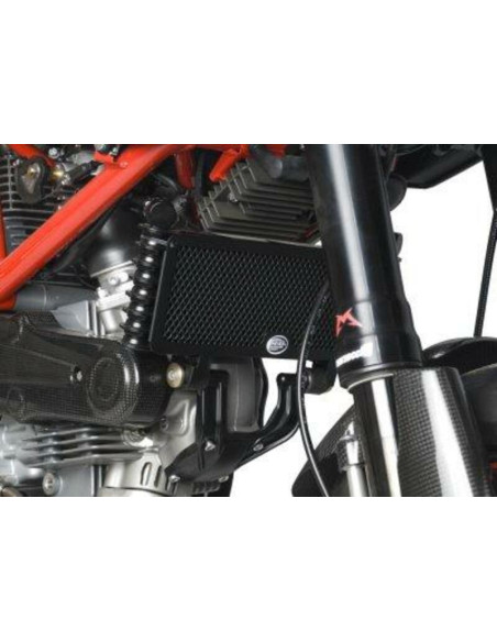 Protection de radiateur R&G Racing aluminium - Ducati Hypermotard Protection de radiateur R&G Racing aluminium - Ducati Hypermotard