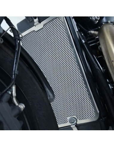 Protection de radiateur R&G Racing aluminium - Triumph Bonneville Bobber