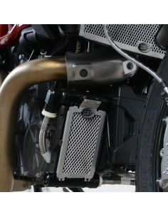 Protection de radiateur (huile) R&G RACING noir Indian FTR1200/S 2