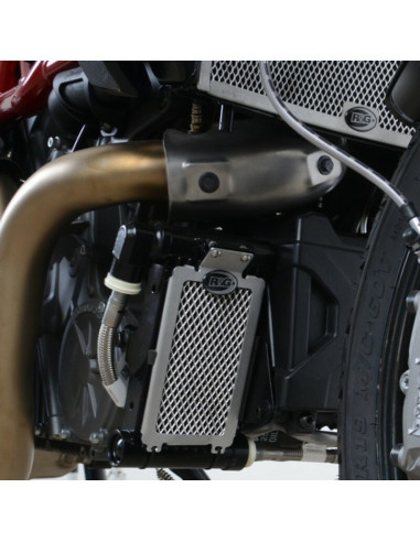 Protection de radiateur (huile) R&G RACING noir Indian FTR1200/S Protection de radiateur (huile) R&G RACING noir Indian FTR1200/S