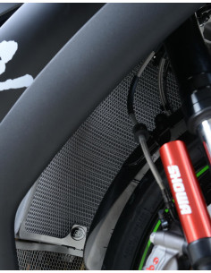 Protection de radiateur R&G RACING titane Kawasaki Ninja ZX-10R 2