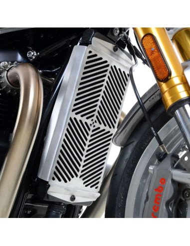 Protection de radiateur R&G RACING inox - Triumph Street Cup