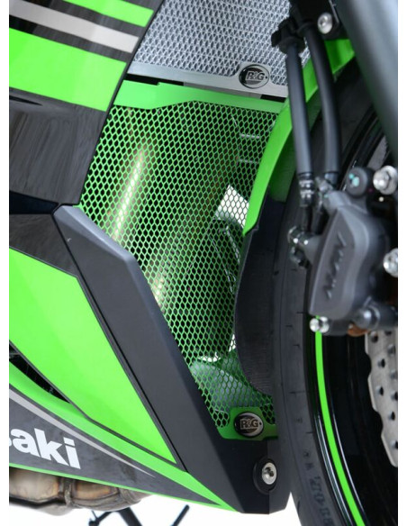 Grille de collecteur R&G Racing aluminium - Kawasaki Grille de collecteur R&G Racing aluminium - Kawasaki
