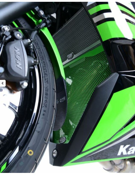 Grille de collecteur R&G Racing aluminium - Kawasaki Grille de collecteur R&G Racing aluminium - Kawasaki