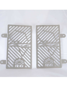Protection de radiateur gravée R&G RACING inox Honda CRF 1100