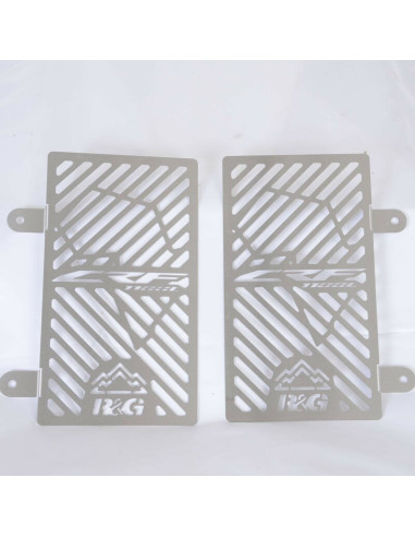 Protection de radiateur gravée R&G RACING inox Honda CRF 1100