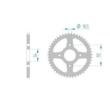 Kit chaine DID  ACIER YAMAHA TZR 50...