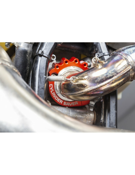 Protection sortie cylindre-échappement S3 orange KTM/Husqvarna
