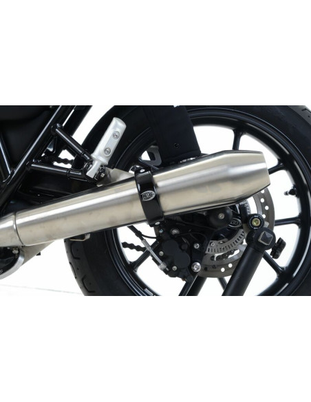 Protection de silencieux R&G RACING noir Triumph Street Twin