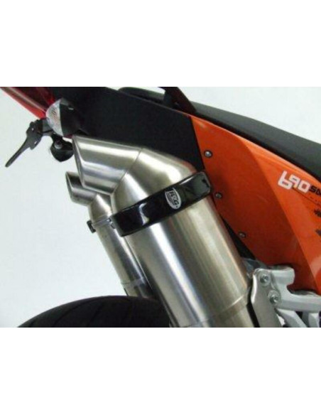 Protection de silencieux ovale R&G RACING noir