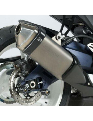 Protection de silencieux R&G RACING noir Suzuki GSX-R600