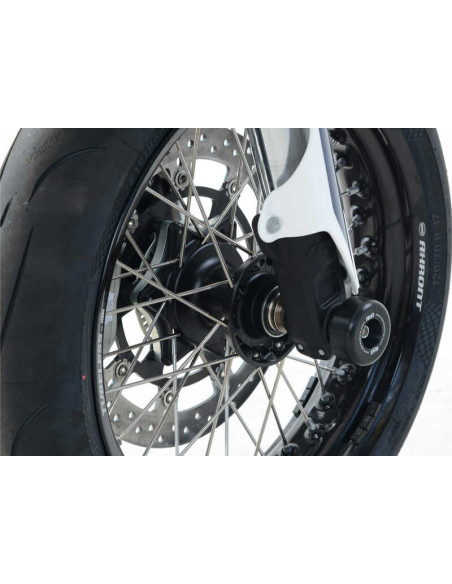 Protection de fourche R&G RACING noir Husqvarna 701 Supermoto Protection de fourche R&G RACING noir Husqvarna 701 Supermoto