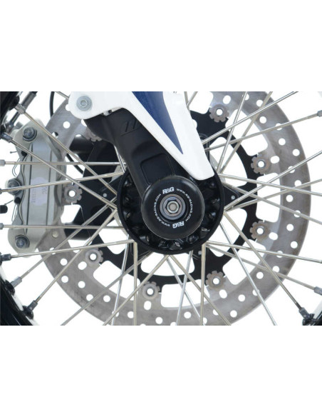 Protection de fourche R&G RACING noir Husqvarna 701 Supermoto Protection de fourche R&G RACING noir Husqvarna 701 Supermoto