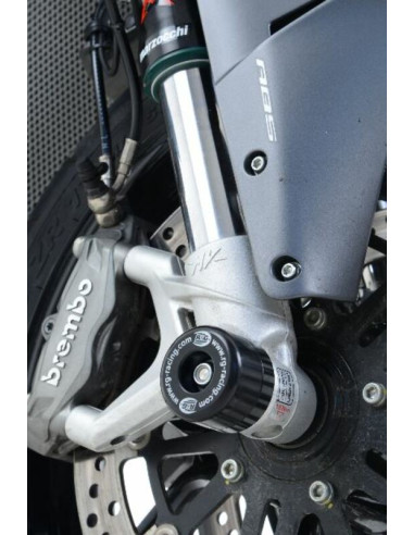 Protection de fourche R&G RACING noir MV Agusta Stradale 800 Protection de fourche R&G RACING noir MV Agusta Stradale 800