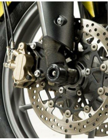 Protection de fourche R&G RACING noir Triumph Tiger 800 Protection de fourche R&G RACING noir Triumph Tiger 800
