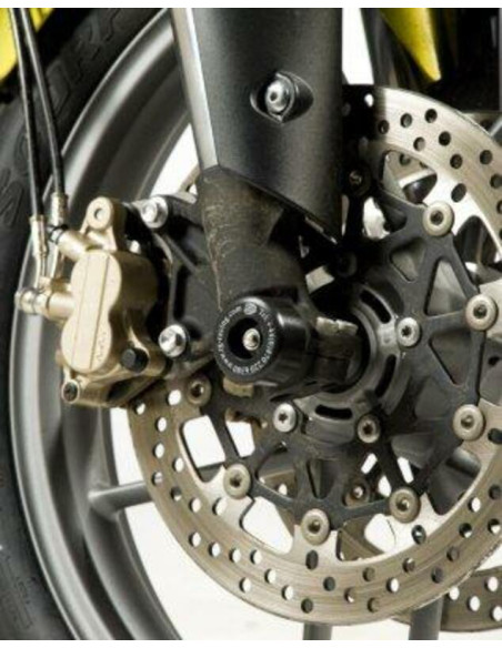 Protection de fourche R&G RACING noir Triumph Tiger 800 Protection de fourche R&G RACING noir Triumph Tiger 800