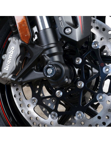 Protection de fourche R&G RACING noir Kawasaki ZH2