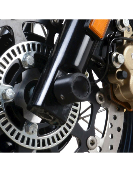 Protection de fourche R&G RACING noir Royal Enfield Protection de fourche R&G RACING noir Royal Enfield