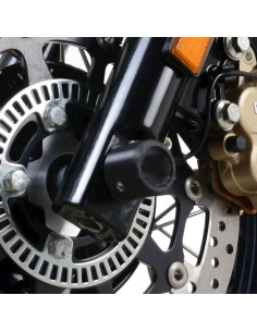 Protection de fourche R&G RACING noir Royal Enfield 2