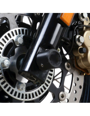 Protection de fourche R&G RACING noir Royal Enfield Protection de fourche R&G RACING noir Royal Enfield