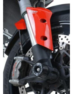 Protection de fourche R&G RACING noir Ducati Multistrada 1200 2