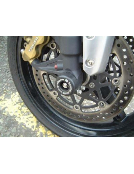 Protection de fourche R&G RACING pour GSXR600 750 '02-05, 1000 '02-04, SV1000, GSX1300R HAYABUSA