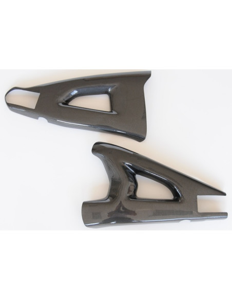 Carter de bras oscillant LIGHTECH carbone brillant