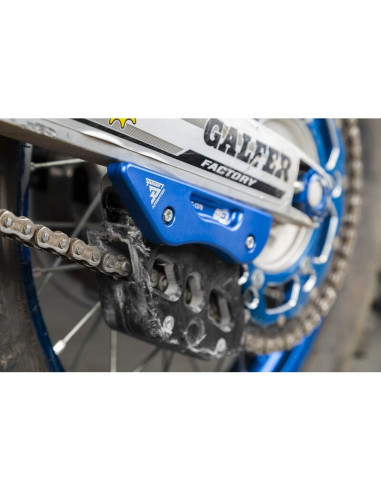 Protection de bras oscillant et de guide-chaîne S3 bleu Sherco Protection de bras oscillant et de guide-chaîne S3 bleu Sherco