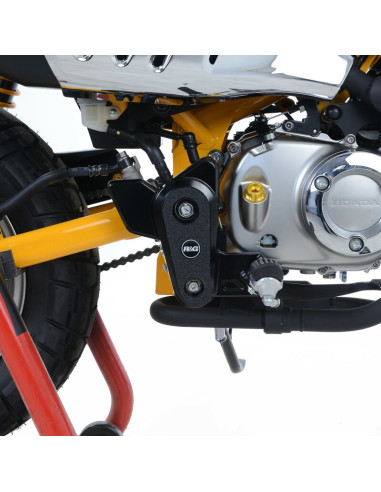 Kit protection de cadre R&G RACING noir (2 pièces) Honda Monkey