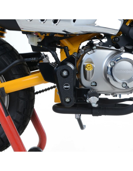 Kit protection de cadre R&G RACING noir (2 pièces) Honda Monkey
