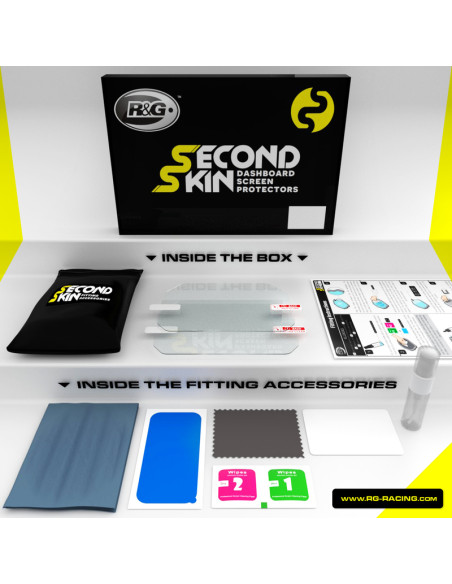 Kit de protection tableau de bord R&G RACING Second Skin transparent Honda Kit de protection tableau de bord R&G RACING Second Skin transparent Honda
