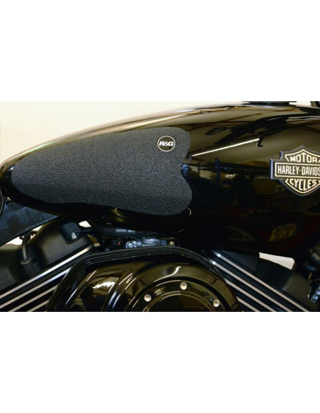 Kit grip de réservoir R&G RACING 2 pièces noir Harley Davidson Street 500