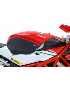 Kit grip de réservoir R&G RACING 2 pièces noir MV Agusta F4RR 2