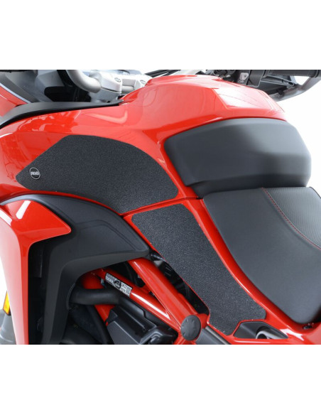 Kit grip de réservoir R&G RACING 4 pièces noir Ducati 1200 Multistrada