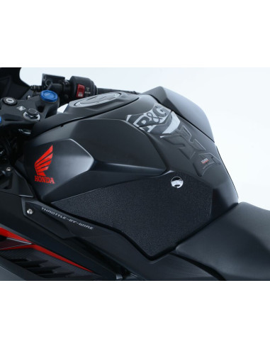 Kit grip de réservoir R&G RACING 2 pièces noir Honda CBR250RR Kit grip de réservoir R&G RACING 2 pièces noir Honda CBR250RR