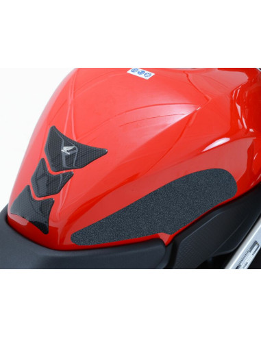 Kit grip de réservoir R&G RACING 2 pièces noir Honda VFR800