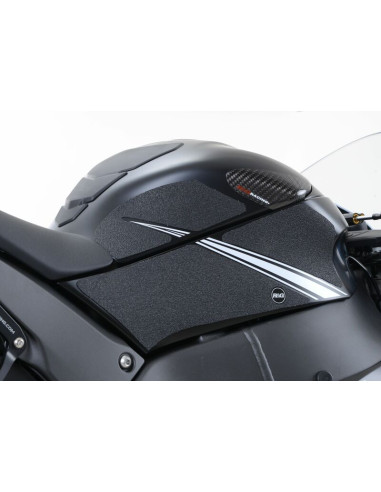 Kit grip de réservoir R&G RACING noir (6 pièces) Kawasaki ZX10R Winter Edition