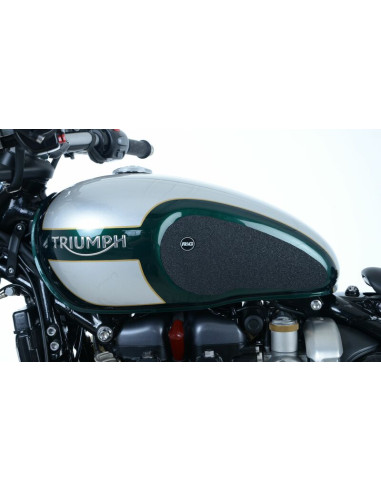 Kit grip de réservoir R&G RACING 2 pièces noir Triumph Bonneville Bobber Kit grip de réservoir R&G RACING 2 pièces noir Triumph Bonneville Bobber