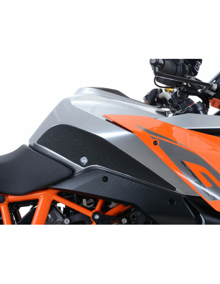 Kit grip de réservoir R&G RACING 2 pièces noir KTM Superduke GT