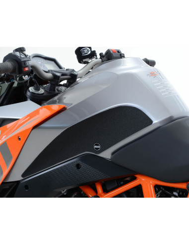 Kit grip de réservoir R&G RACING 2 pièces noir KTM Superduke GT