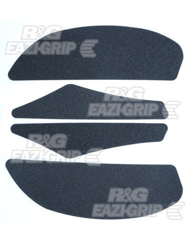Kit grip de réservoir R&G RACING 4 pièces noir Aprilia RSV-4