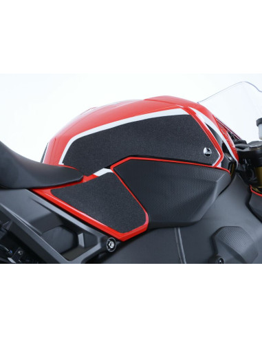 Kit grip de réservoir R&G RACING translucide (4 pièces) Honda CBR1000RR